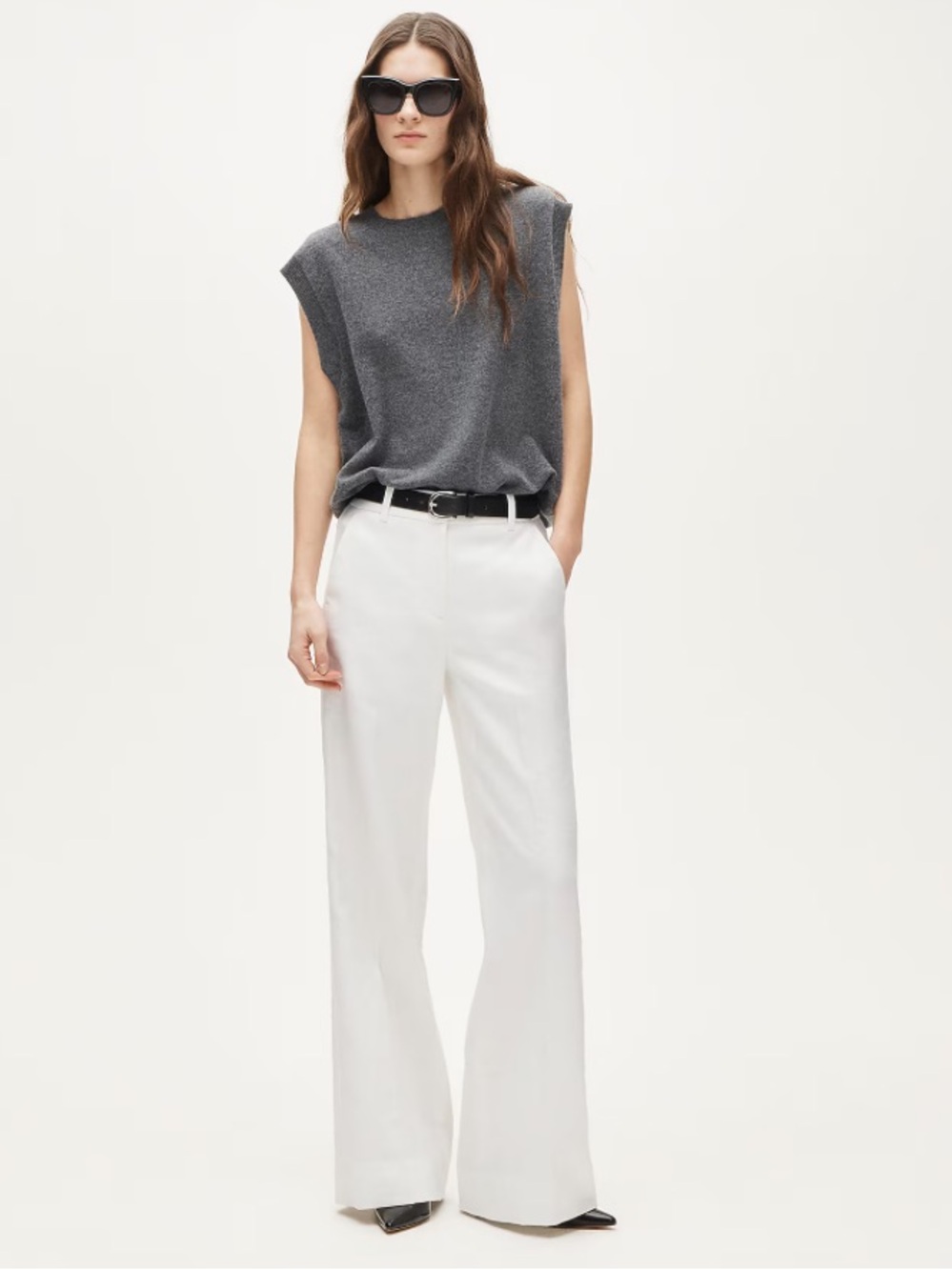 NWT J. Crew Carolina flare pant in stretch linen blend White Size 10 BZ404